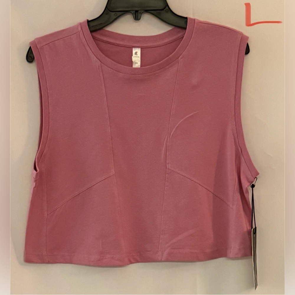 Kyodan Dusty Rose Sleeveless Muscle Tee